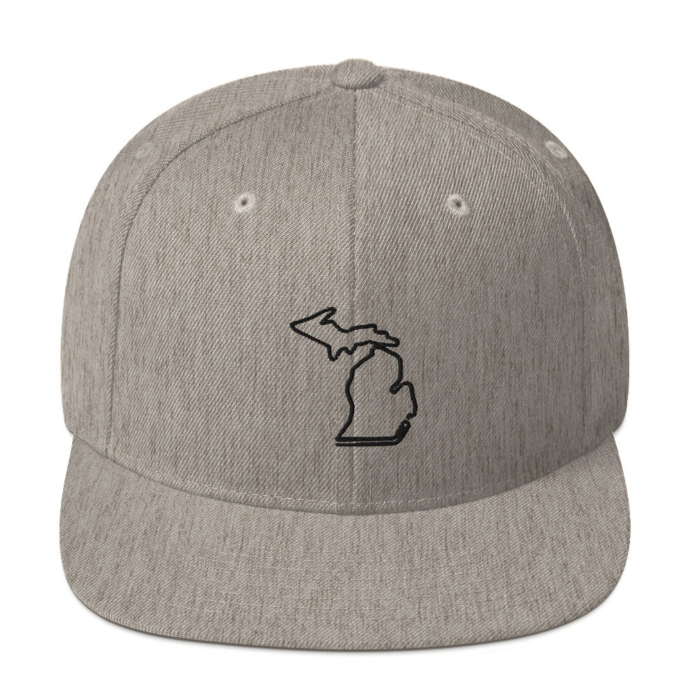 Michigan Hockey Snapback Hat
