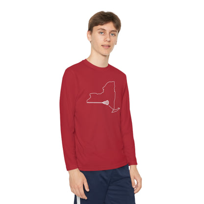 New York Lacrosse Performance Long-sleeved Tee (Youth)