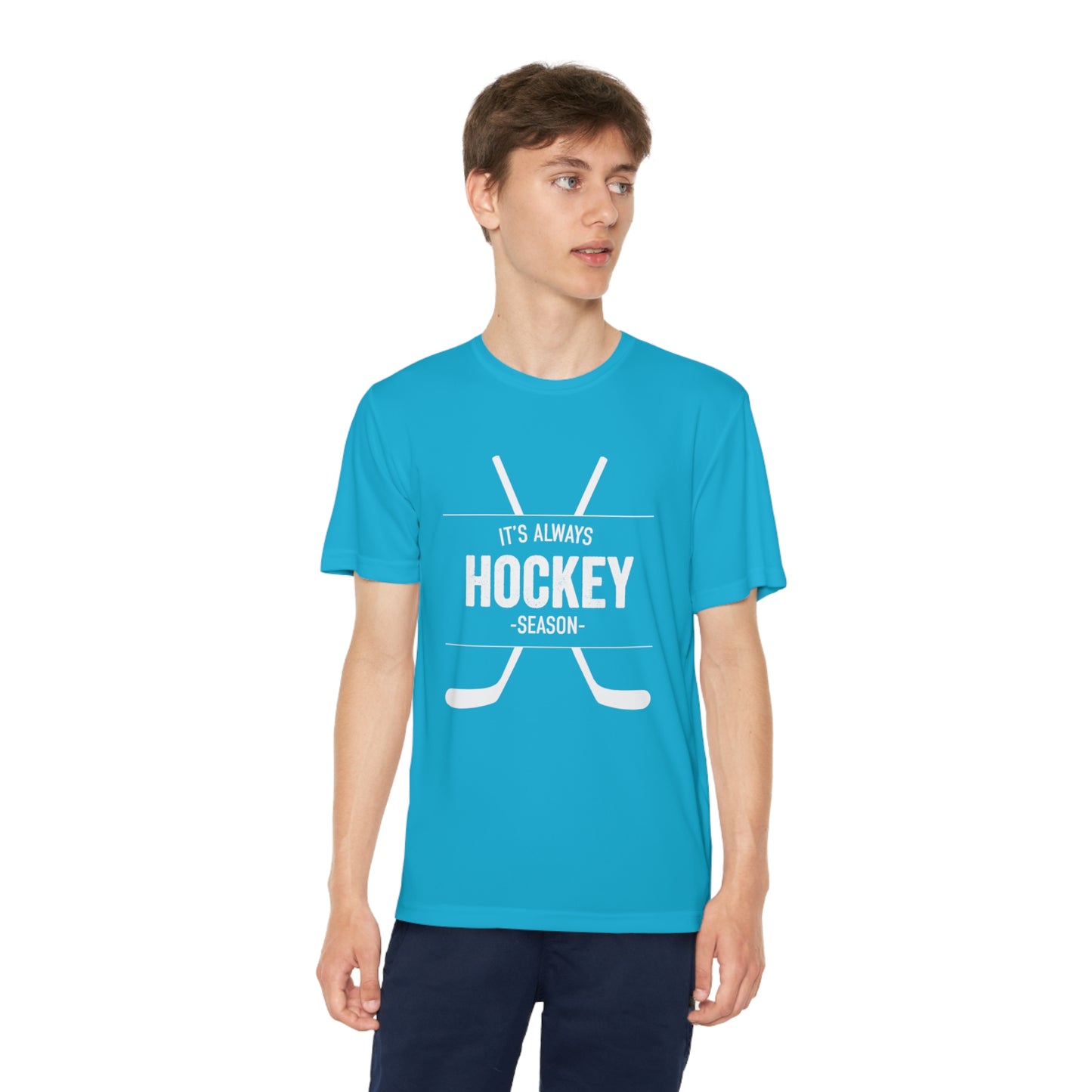 It's Always Hockey Season Performance Tee (Youth)