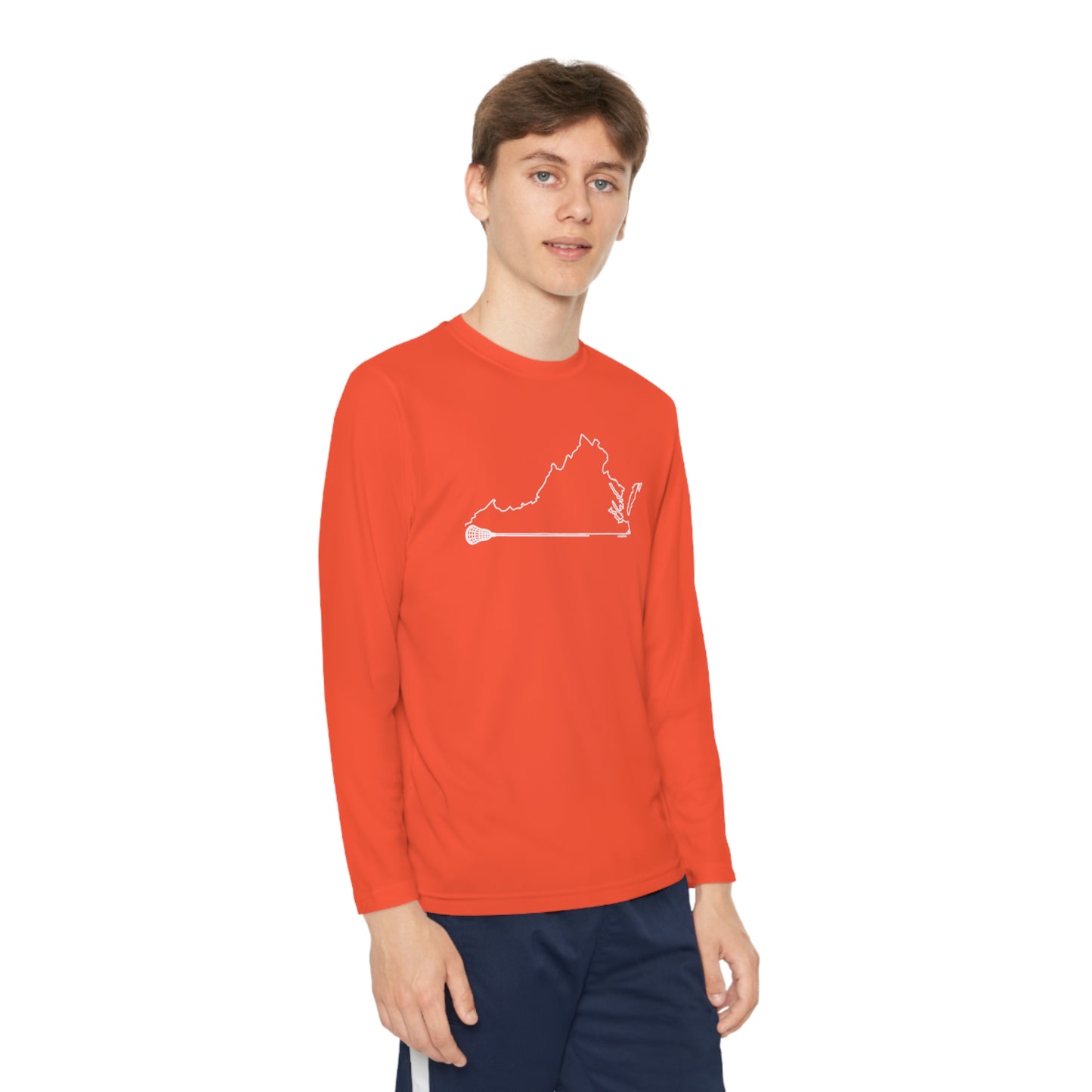 Virginia Lacrosse Performance Long-sleeved Tee (Youth)