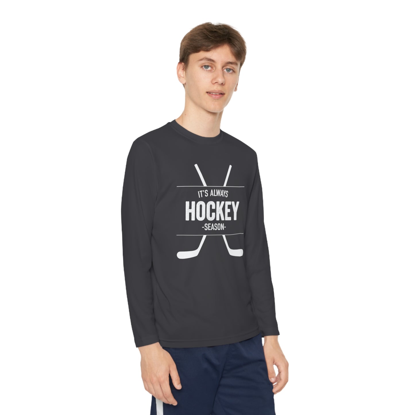 It's Always Hockey Season Performance Tee (Youth)