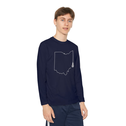 Ohio Lacrosse Performance Long-sleeved Tee (Youth)