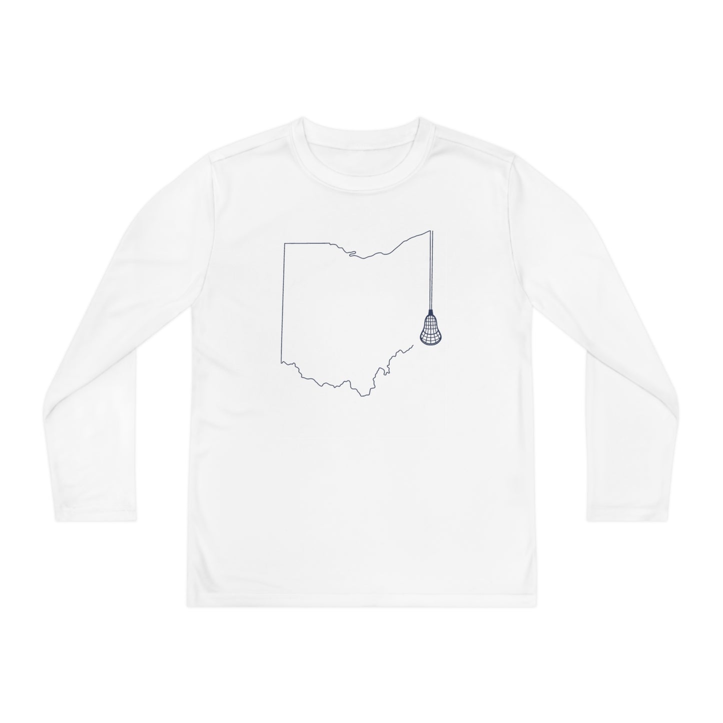 Ohio Lacrosse Performance Long-sleeved Tee (Youth)