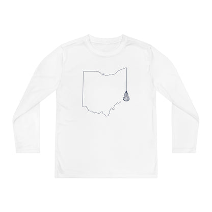 Ohio Lacrosse Performance Long-sleeved Tee (Youth)