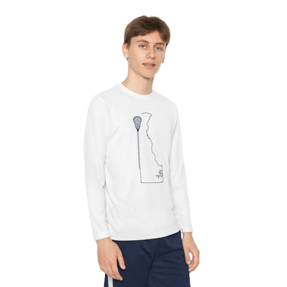 Delaware Lacrosse Performance Long-sleeved Tee (Youth)