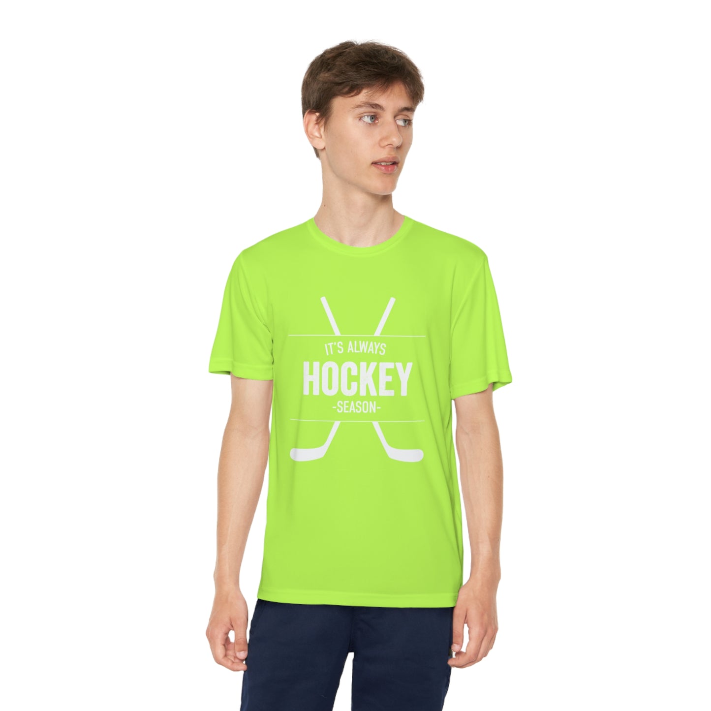 It's Always Hockey Season Performance Tee (Youth)