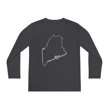 Maine Hockey Performance Long-sleeved Tee (Youth)