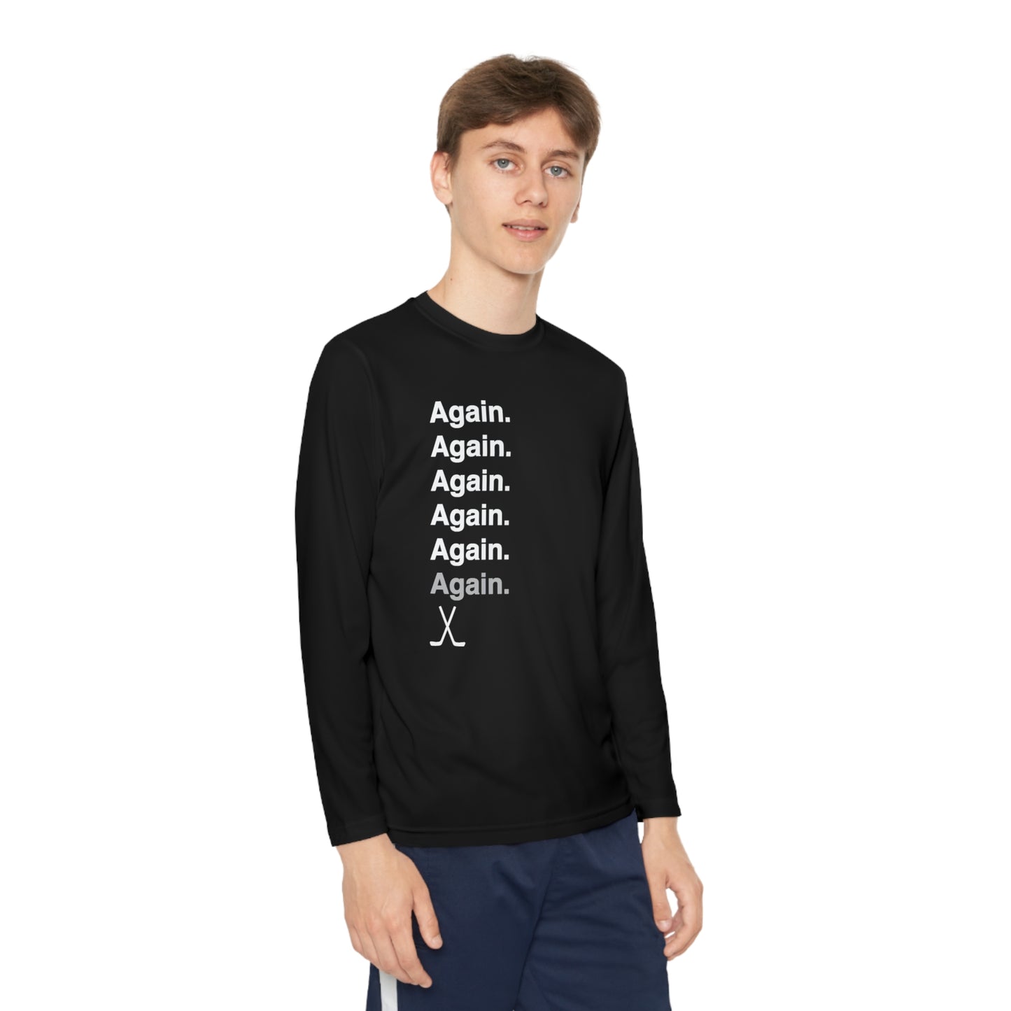 Again Performance Long-sleeved Tee (Youth)