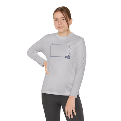 Pennsylvania Lacrosse Performance Long-sleeved Tee (Youth)