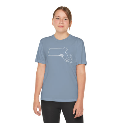 Massachussetts Lacrosse Performance Tee (Youth)