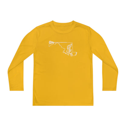 Maryland Lacrosse Performance Long-sleeved Tee (Youth)