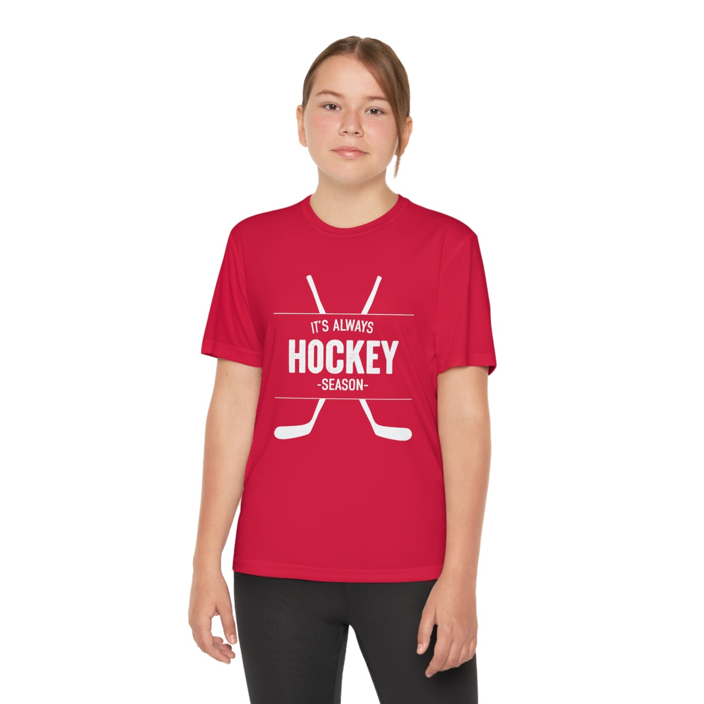 It's Always Hockey Season Performance Tee (Youth)