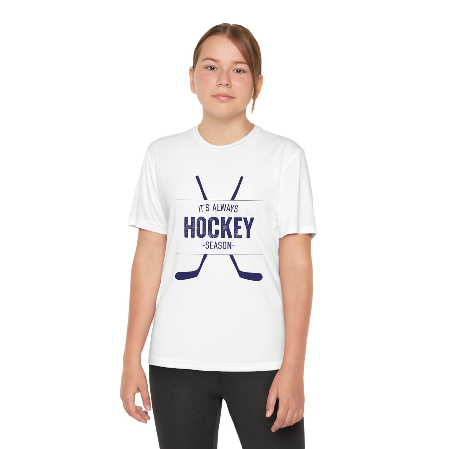 It's Always Hockey Season Performance Tee (Youth)