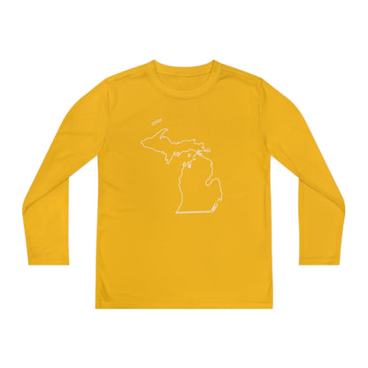 Michigan Hockey Performance Long-sleeved Tee (Youth)