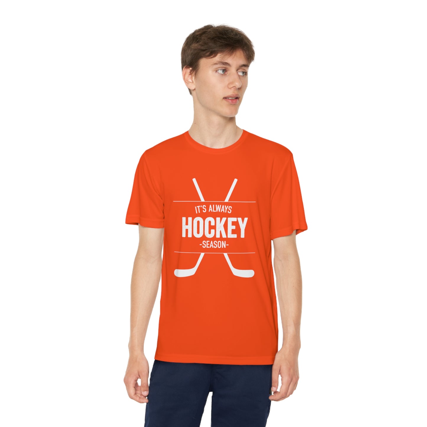 It's Always Hockey Season Performance Tee (Youth)