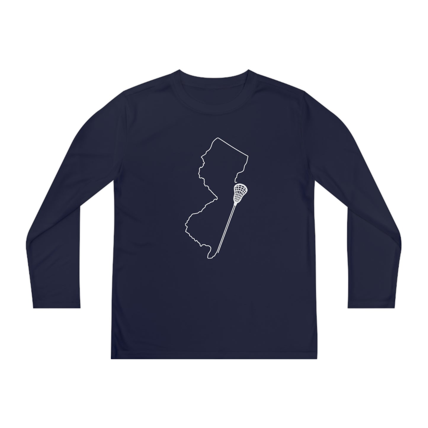 New Jersey Lacrosse Performance Long-sleeved Tee (Youth)