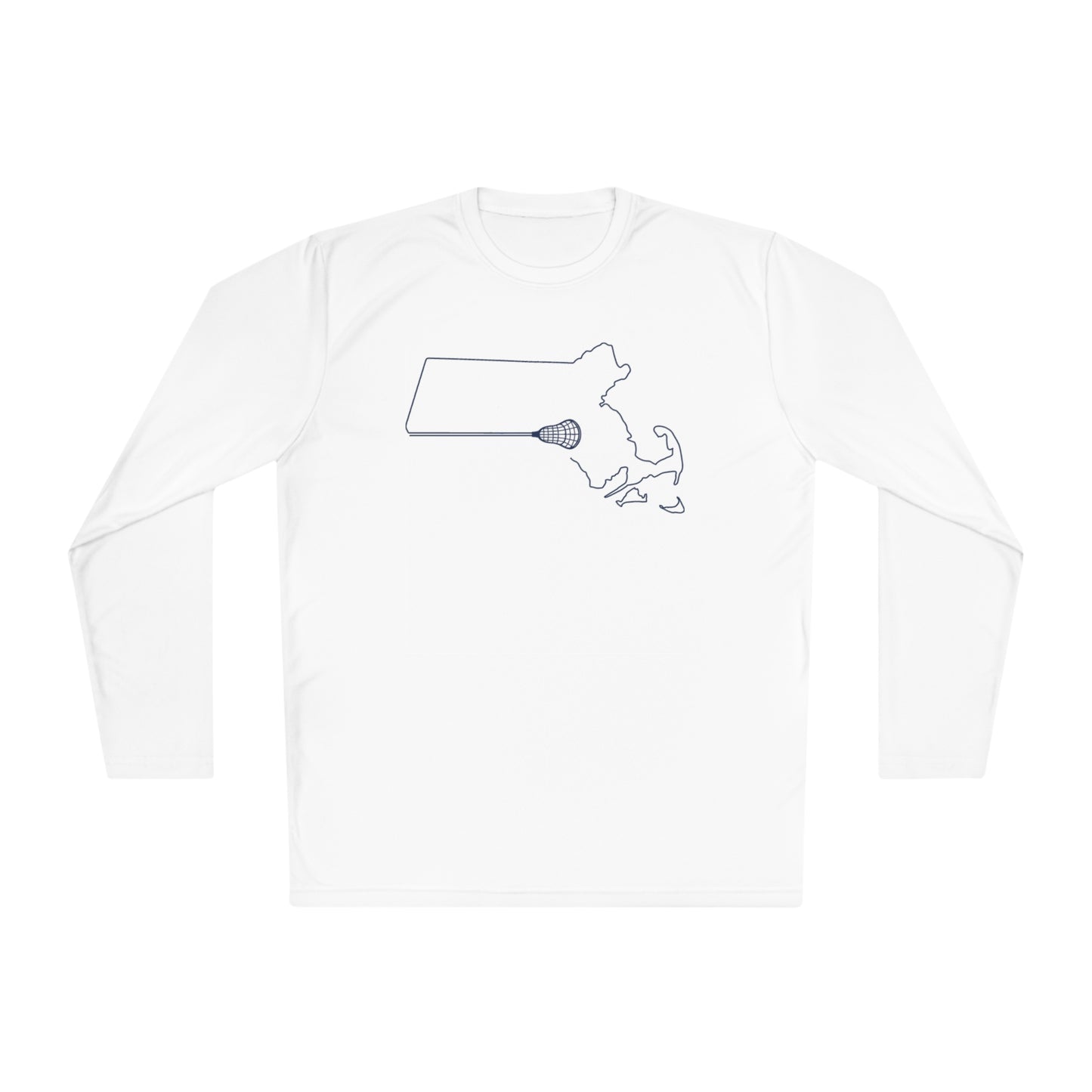 Massachusetts Lacrosse Long-sleeved UV Performance Tee (Unisex)