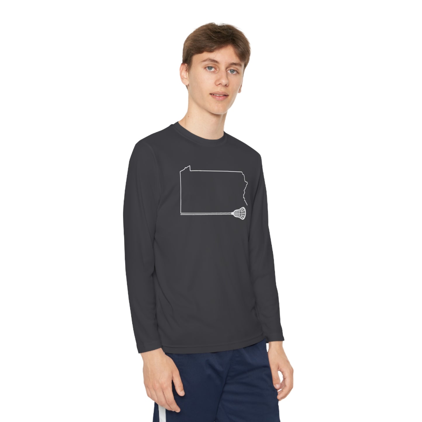 Pennsylvania Lacrosse Performance Long-sleeved Tee (Youth)