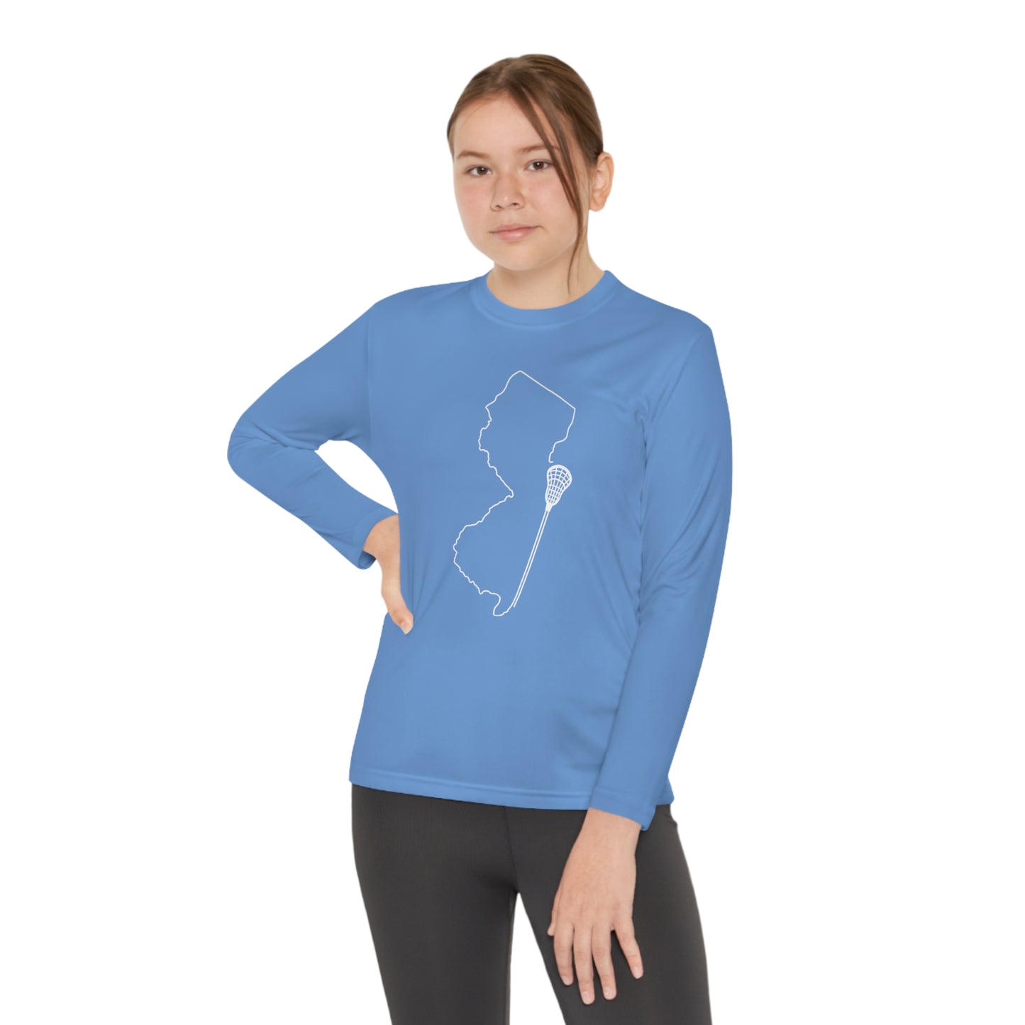 New Jersey Lacrosse Performance Long-sleeved Tee (Youth)