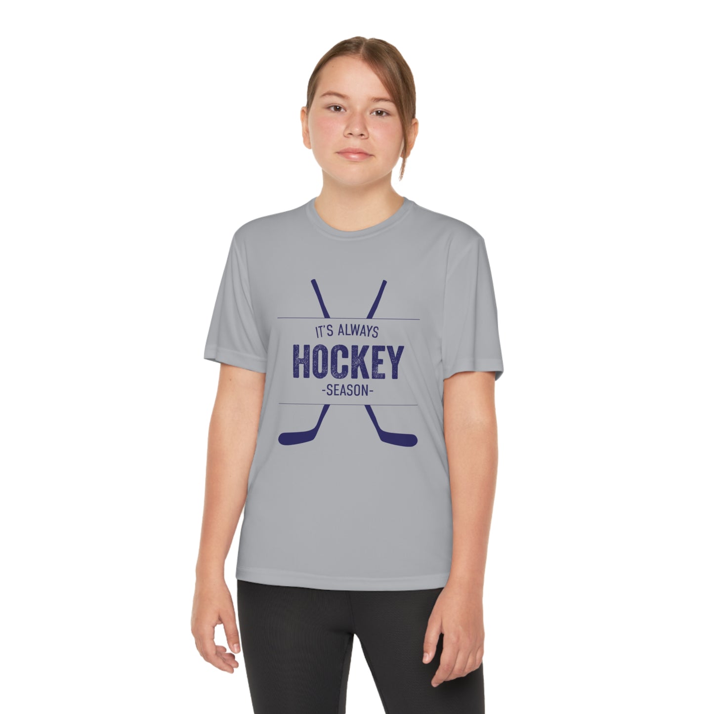 It's Always Hockey Season Performance Tee (Youth)