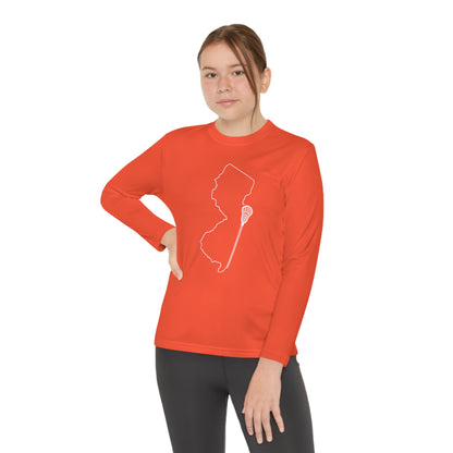 New Jersey Lacrosse Performance Long-sleeved Tee (Youth)