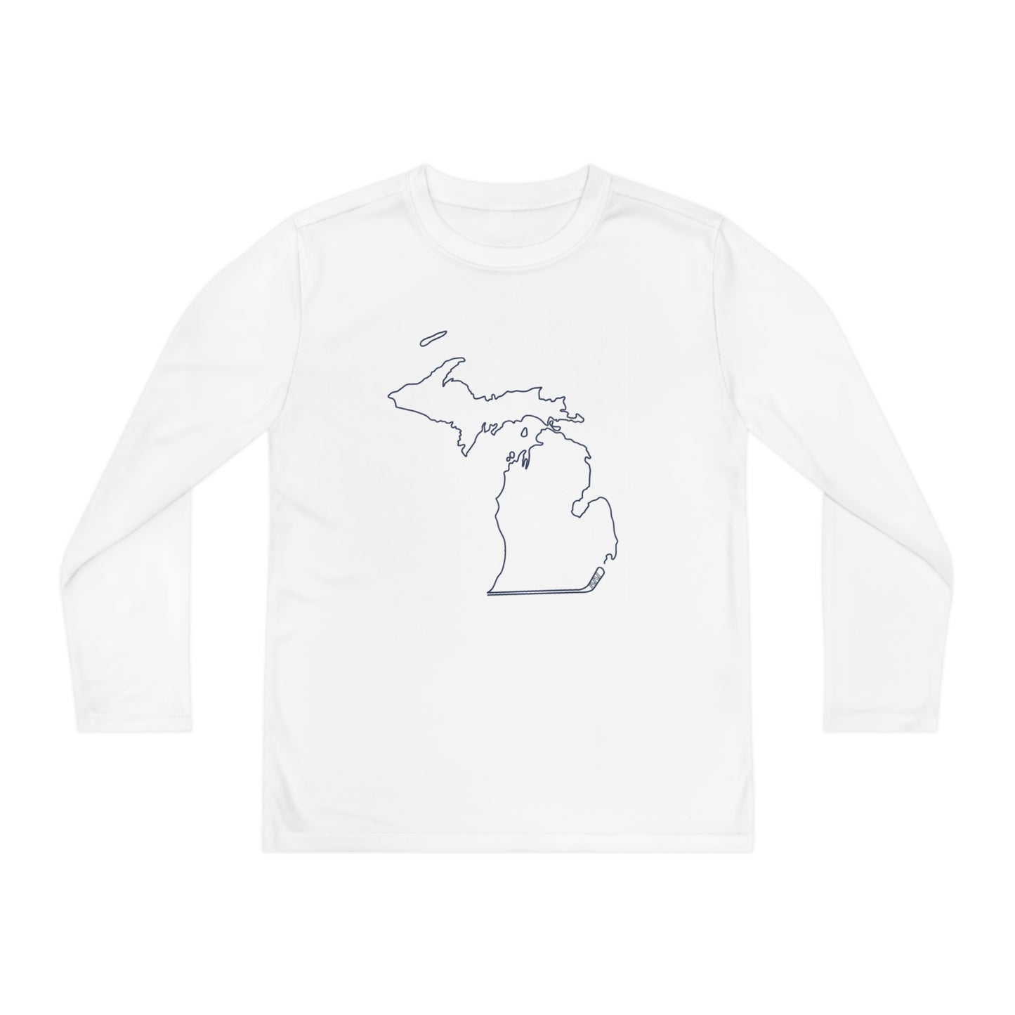 Michigan Hockey Performance Long-sleeved Tee (Youth)