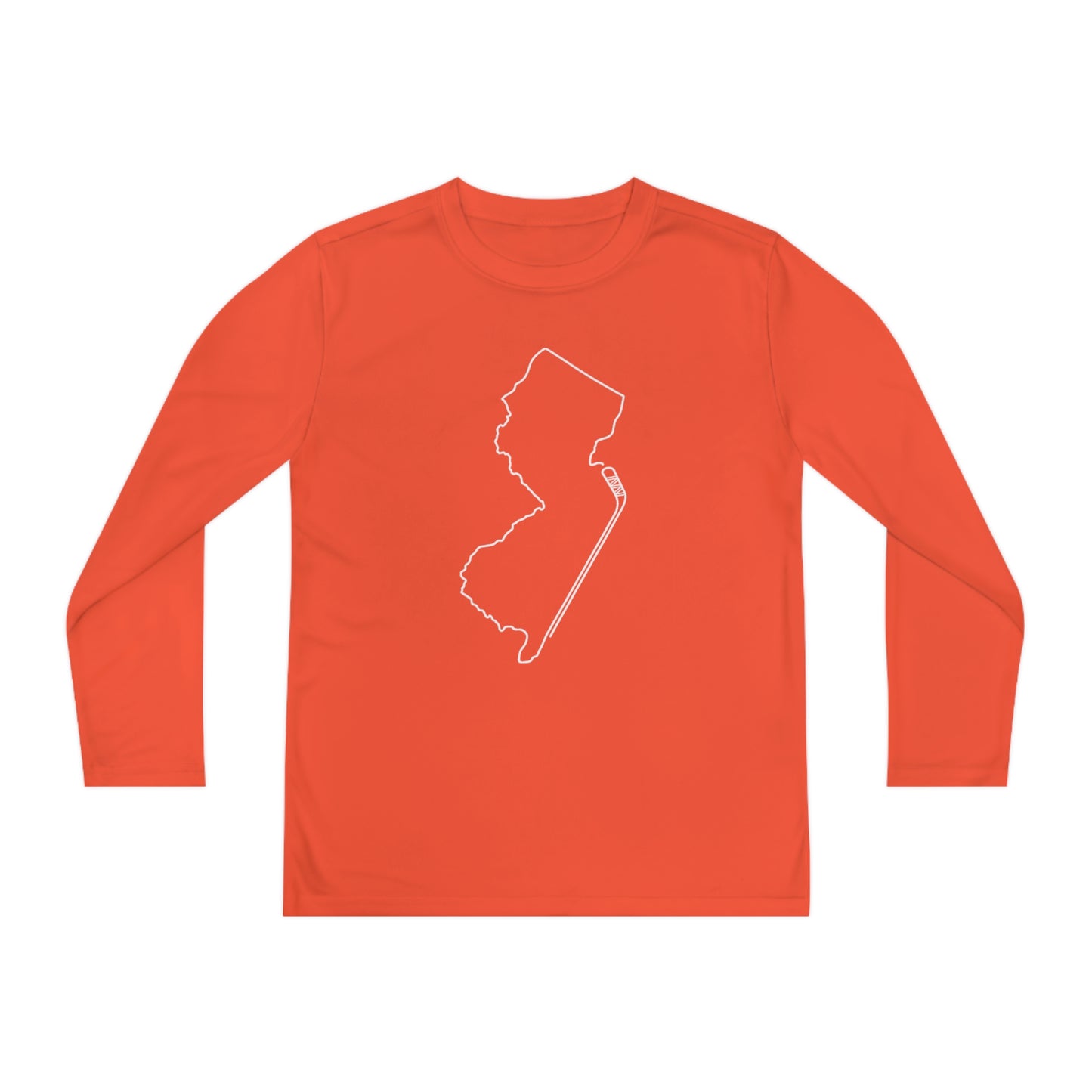 New Jersey Hockey Performance Long-sleeved Tee (Youth)