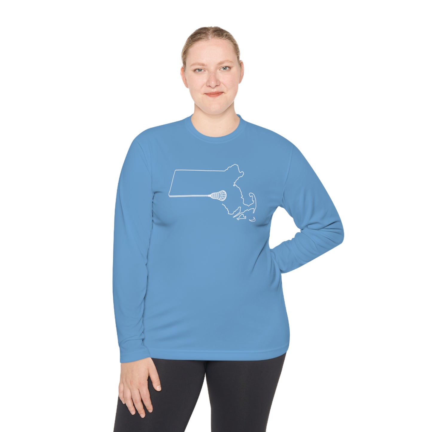 Massachusetts Lacrosse Long-sleeved UV Performance Tee (Unisex)