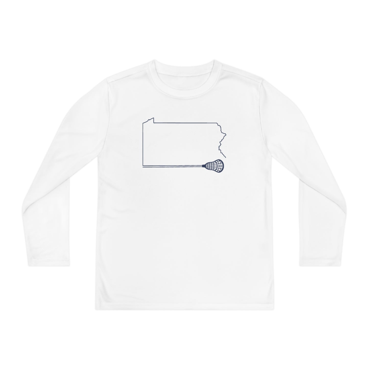 Pennsylvania Lacrosse Performance Long-sleeved Tee (Youth)