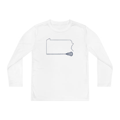 Pennsylvania Lacrosse Performance Long-sleeved Tee (Youth)