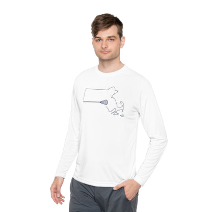 Massachusetts Lacrosse Long-sleeved UV Performance Tee (Unisex)