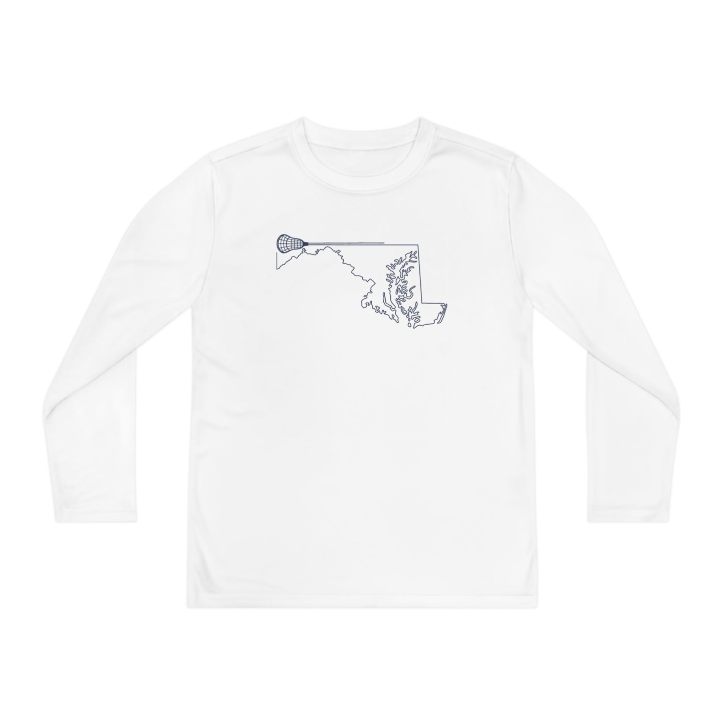 Maryland Lacrosse Performance Long-sleeved Tee (Youth)