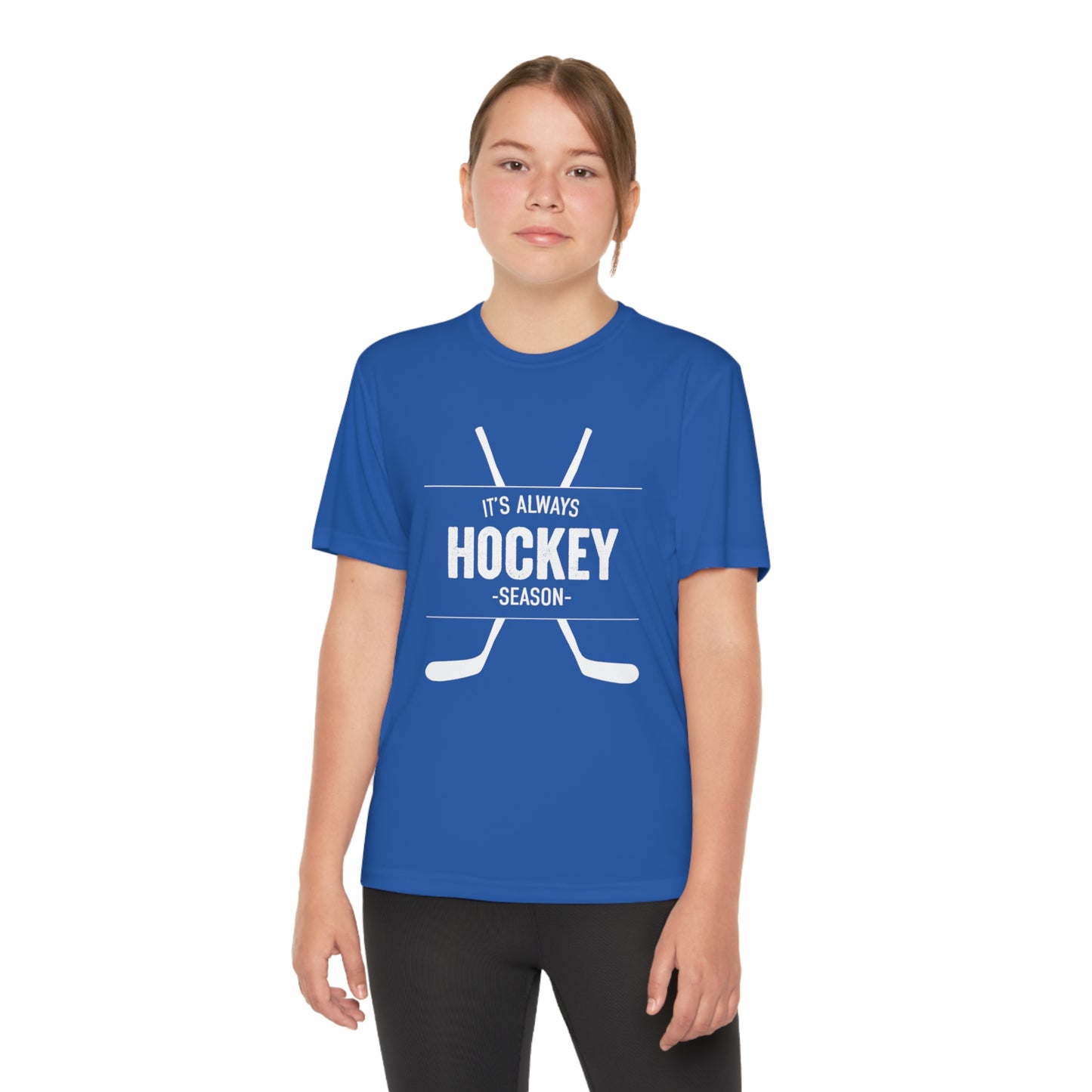 It's Always Hockey Season Performance Tee (Youth)