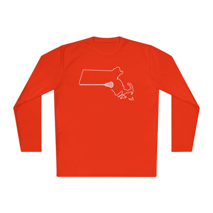 Massachusetts Lacrosse Long-sleeved UV Performance Tee (Unisex)