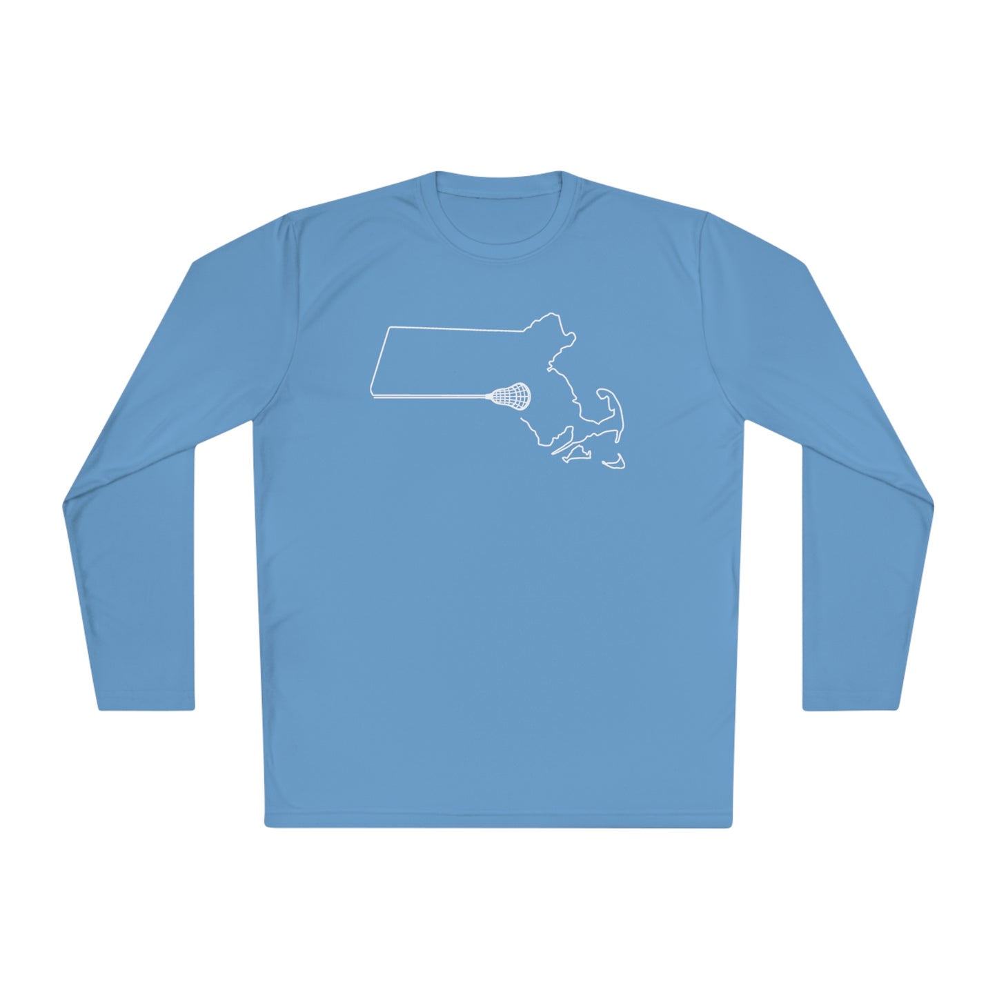 Massachusetts Lacrosse Long-sleeved UV Performance Tee (Unisex)