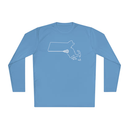 Massachusetts Lacrosse Long-sleeved UV Performance Tee (Unisex)