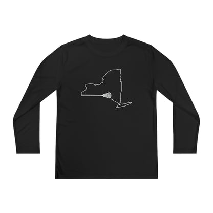 New York Lacrosse Performance Long-sleeved Tee (Youth)