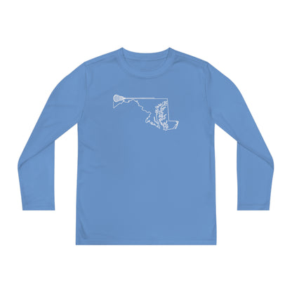 Maryland Lacrosse Performance Long-sleeved Tee (Youth)