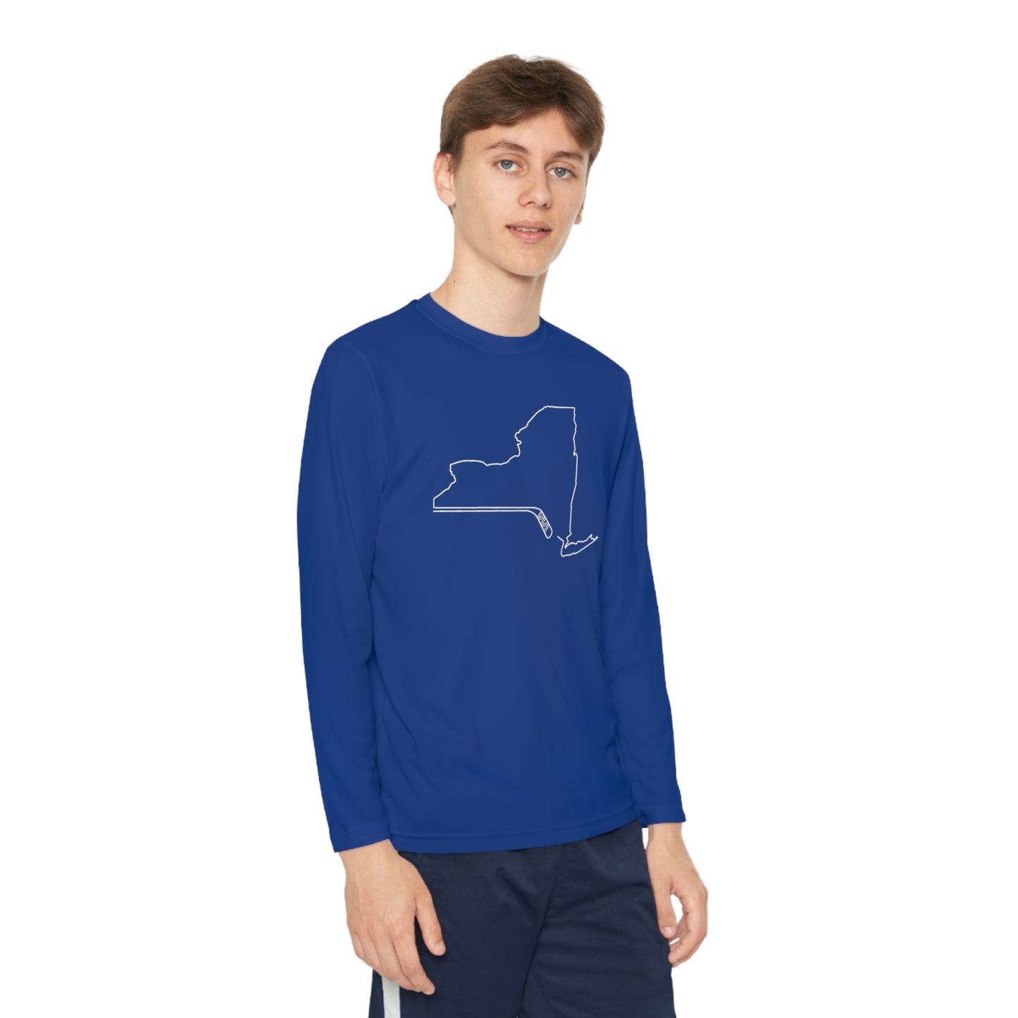 New York Hockey Performance Long-sleeved Tee (Youth)