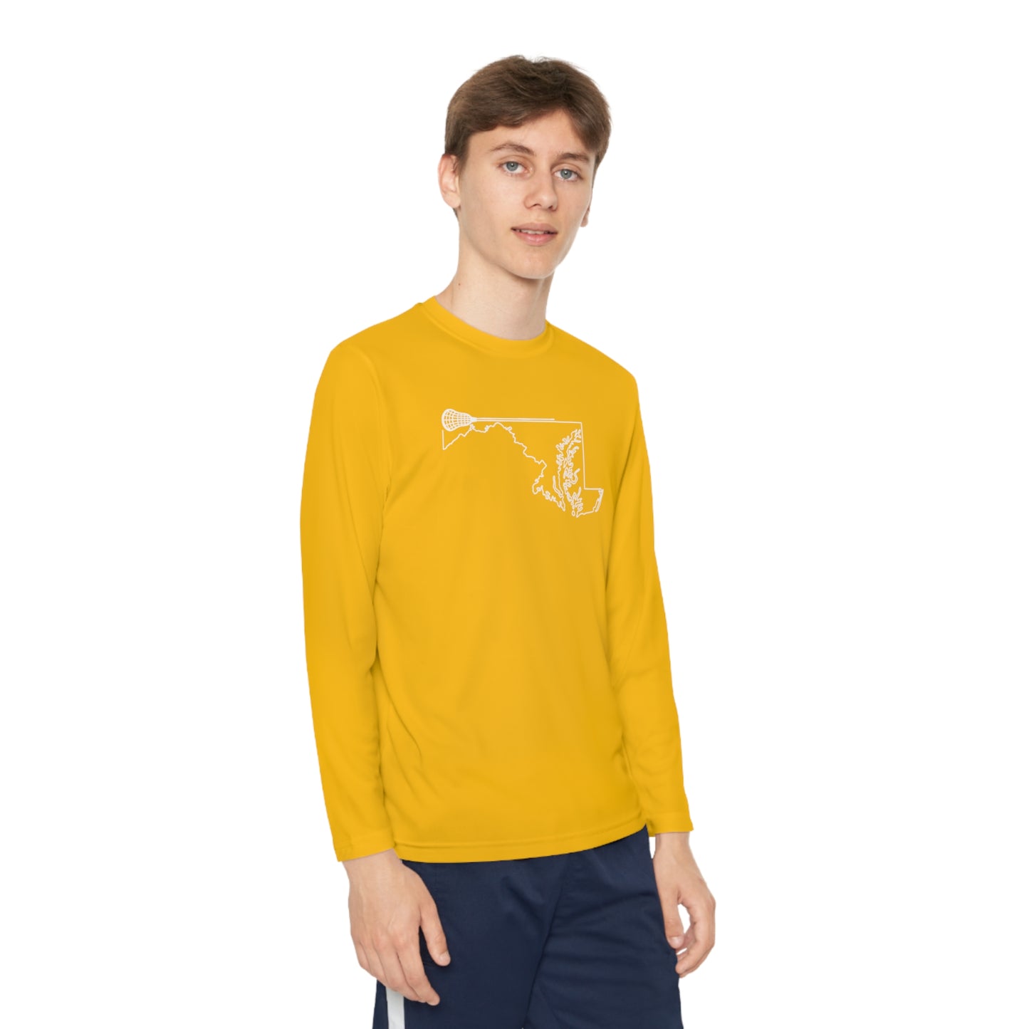 Maryland Lacrosse Performance Long-sleeved Tee (Youth)