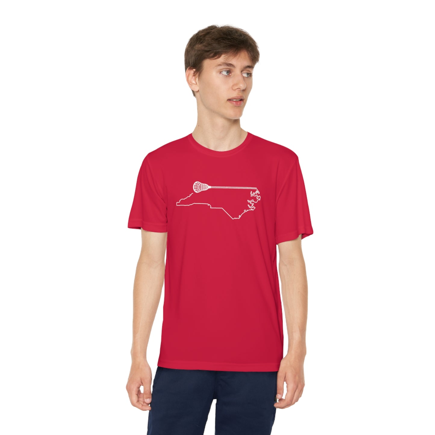 North Carolina Lacrosse Performance Tee (Youth)