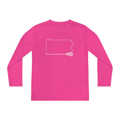 Pennsylvania Lacrosse Performance Long-sleeved Tee (Youth)