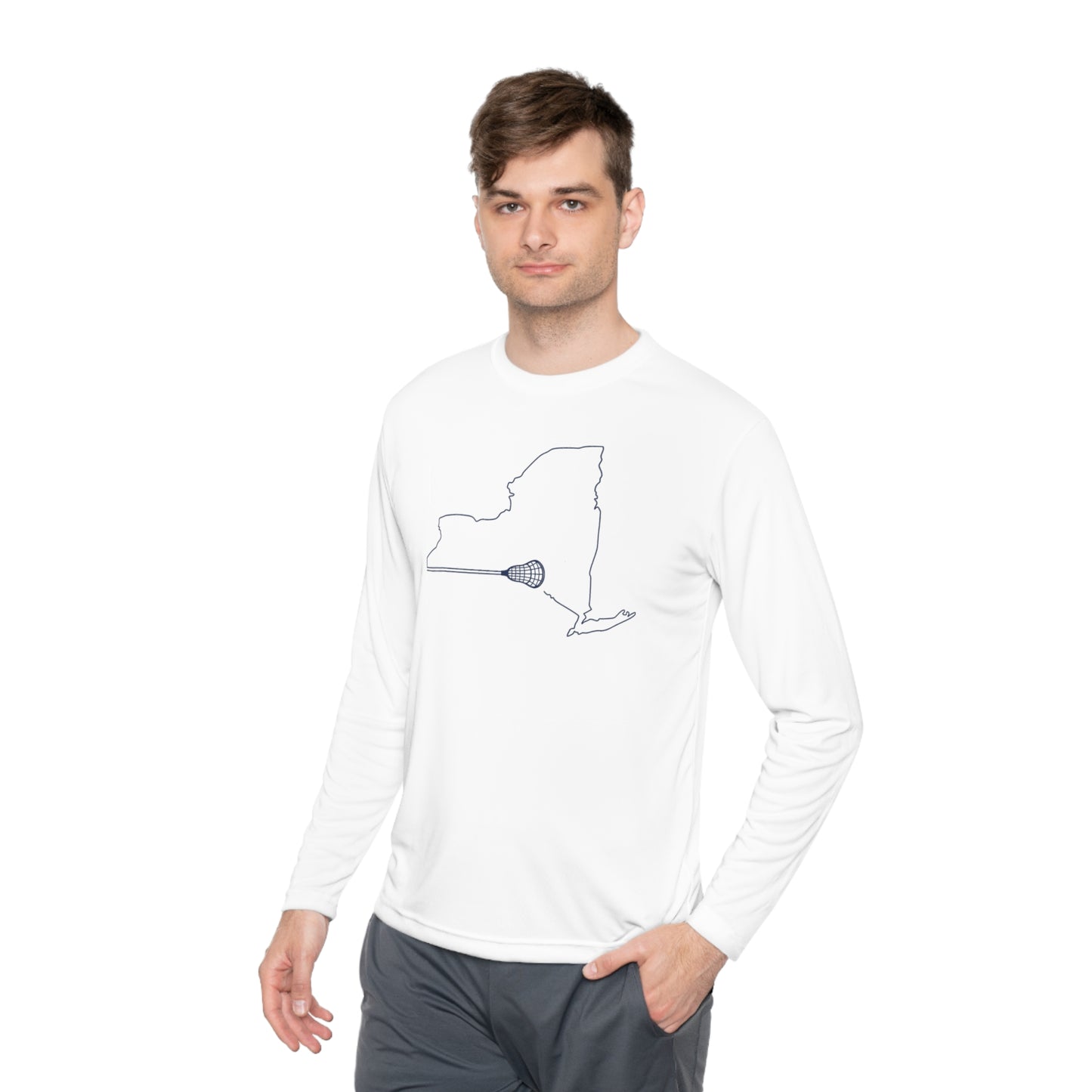 New York Lacrosse Long-sleeved UV Performance Tee