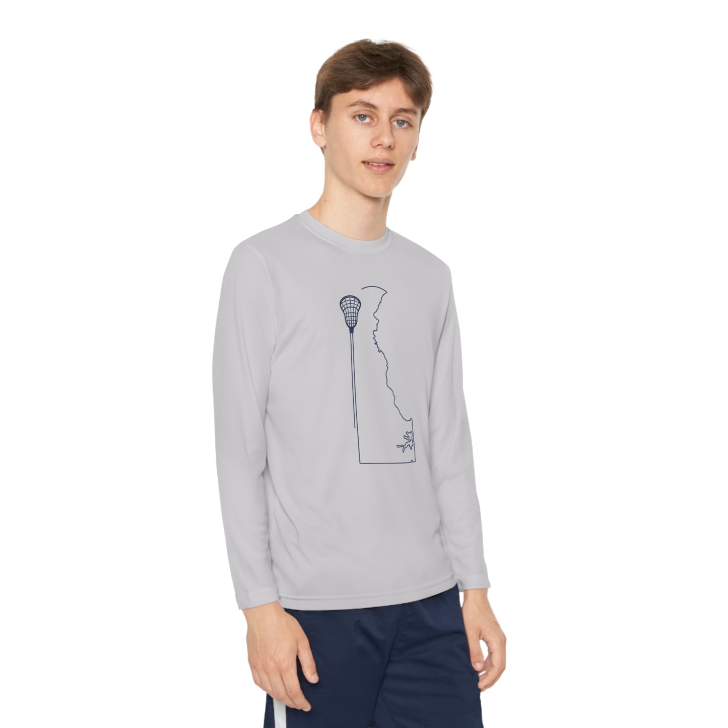 Delaware Lacrosse Performance Long-sleeved Tee (Youth)