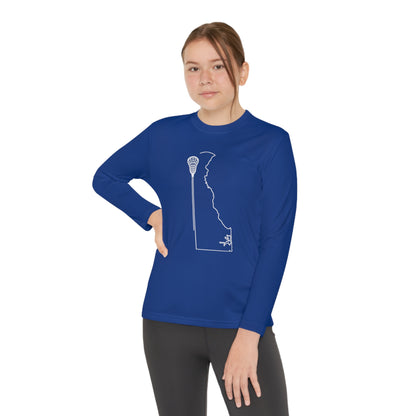 Delaware Lacrosse Performance Long-sleeved Tee (Youth)