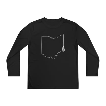 Ohio Lacrosse Performance Long-sleeved Tee (Youth)