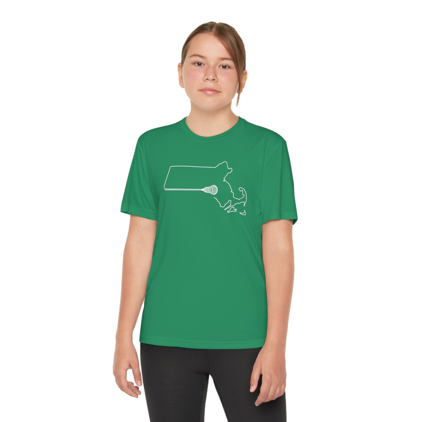 Massachussetts Lacrosse Performance Tee (Youth)