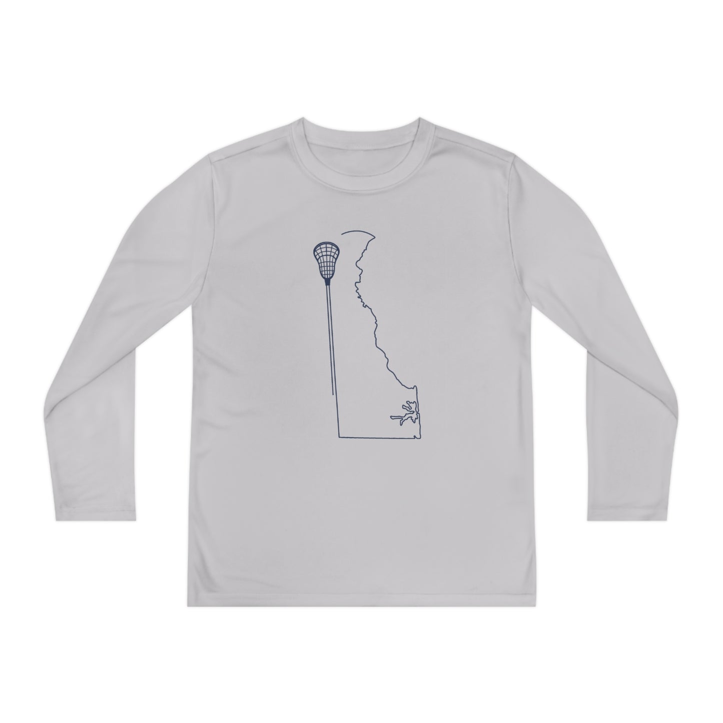 Delaware Lacrosse Performance Long-sleeved Tee (Youth)