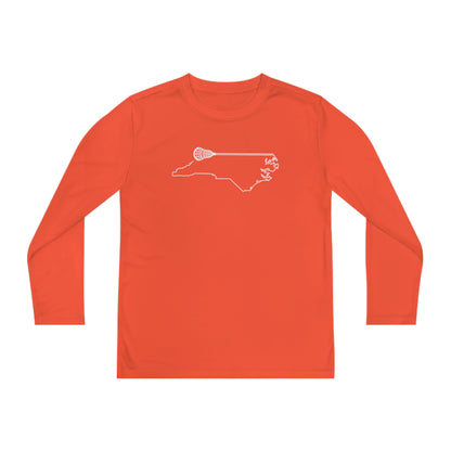 North Carolina Lacrosse Performance Long-sleeved Tee (Youth)