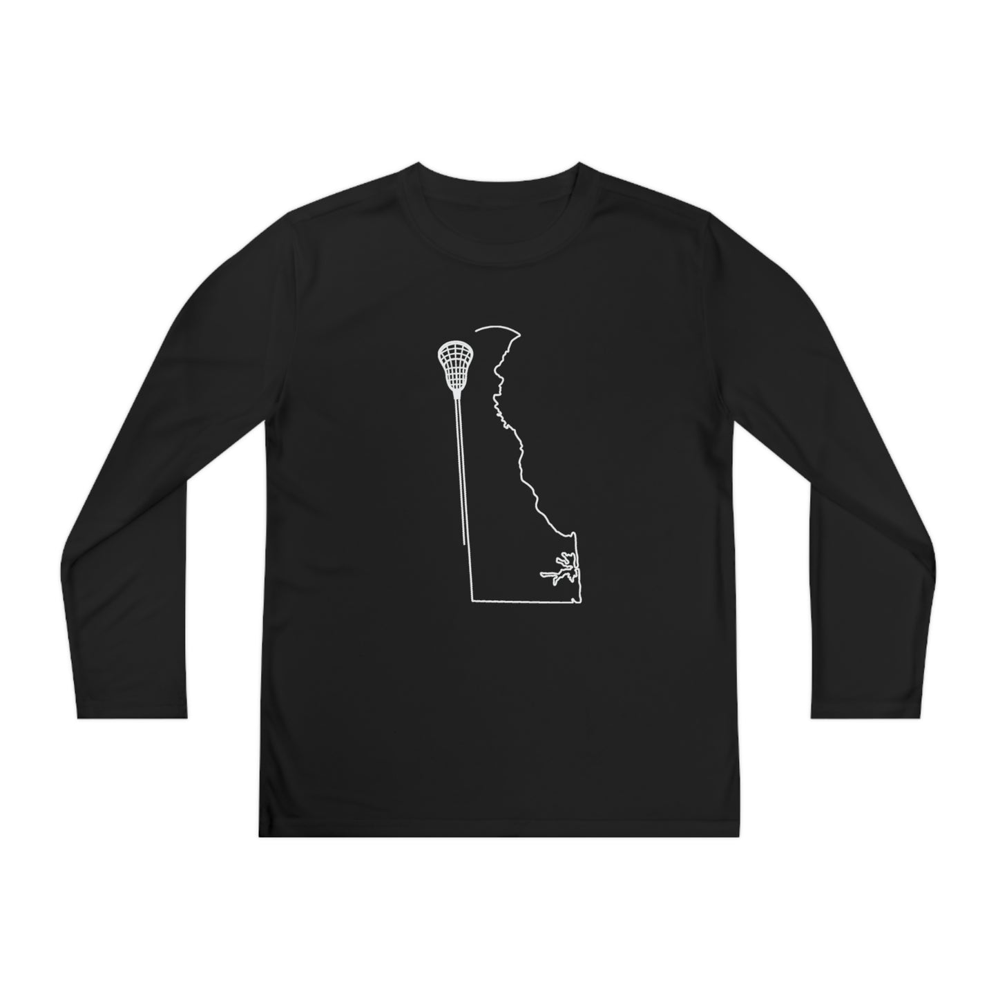 Delaware Lacrosse Performance Long-sleeved Tee (Youth)